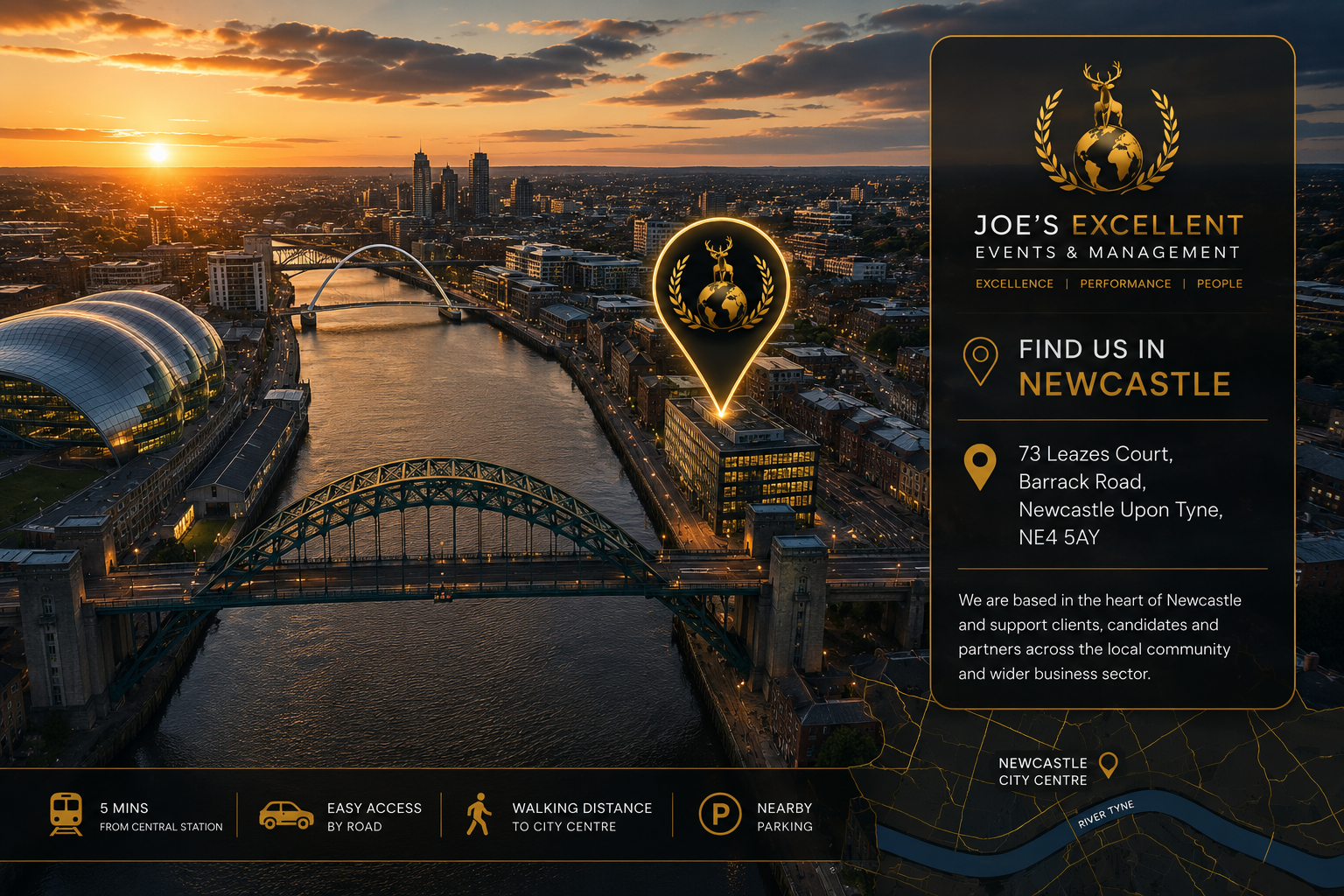 Find Joe's Excellent Events and Management in Newcastle