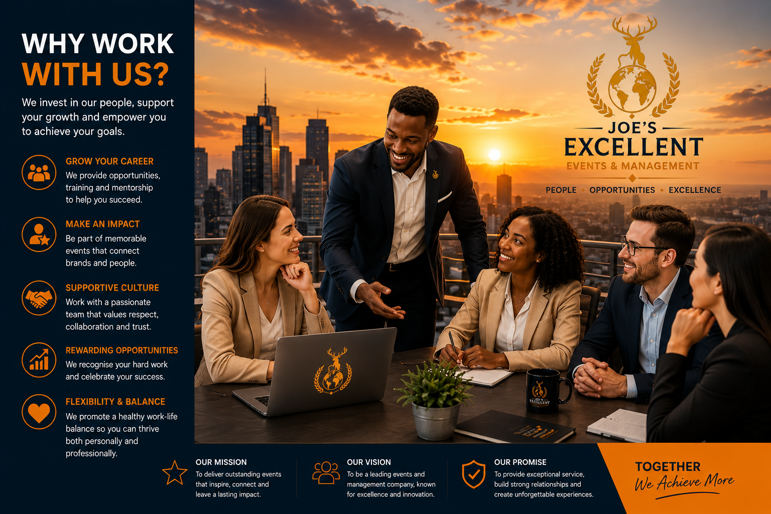 Why work with Joe's Excellent Events and Management